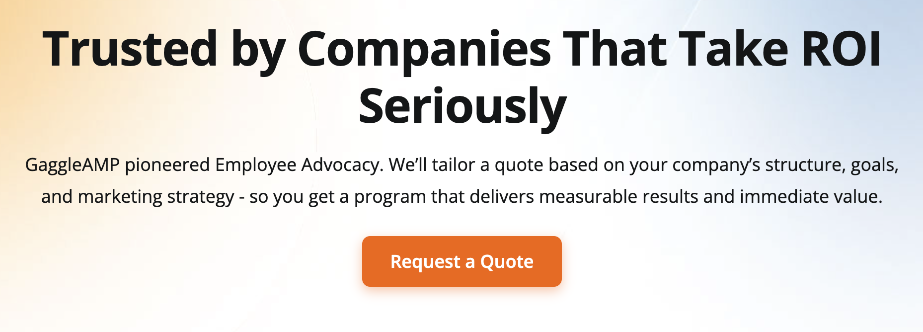 GaggleAMP pricing (not public)