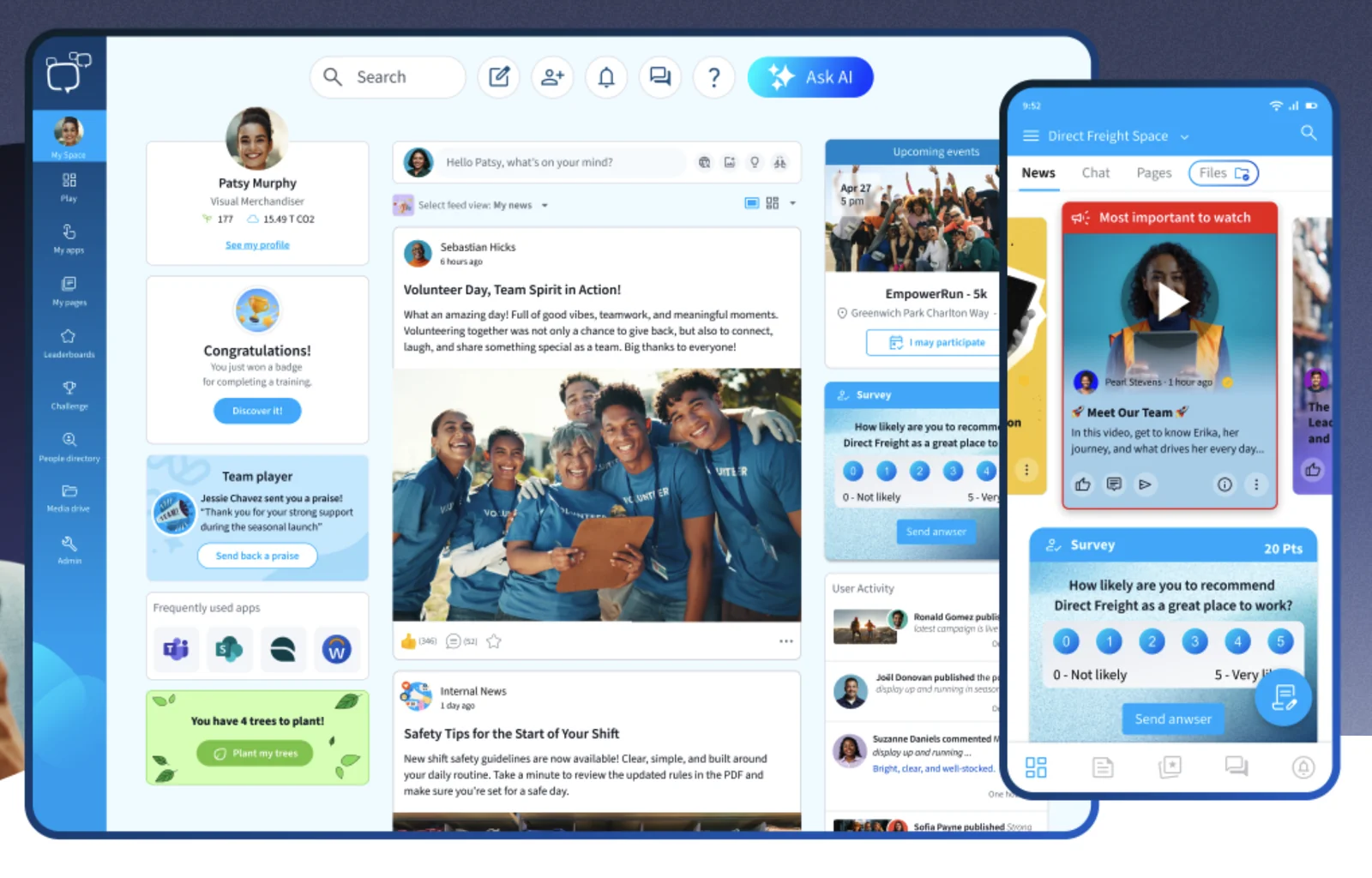 Sociabble dashboard