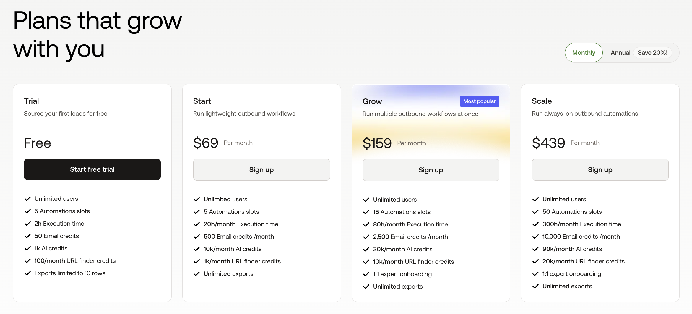 Phantombuster pricing